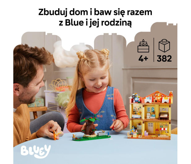LEGO Bluey 11203 Dom rodzinny Blue - 1331695 - zdjęcie 4